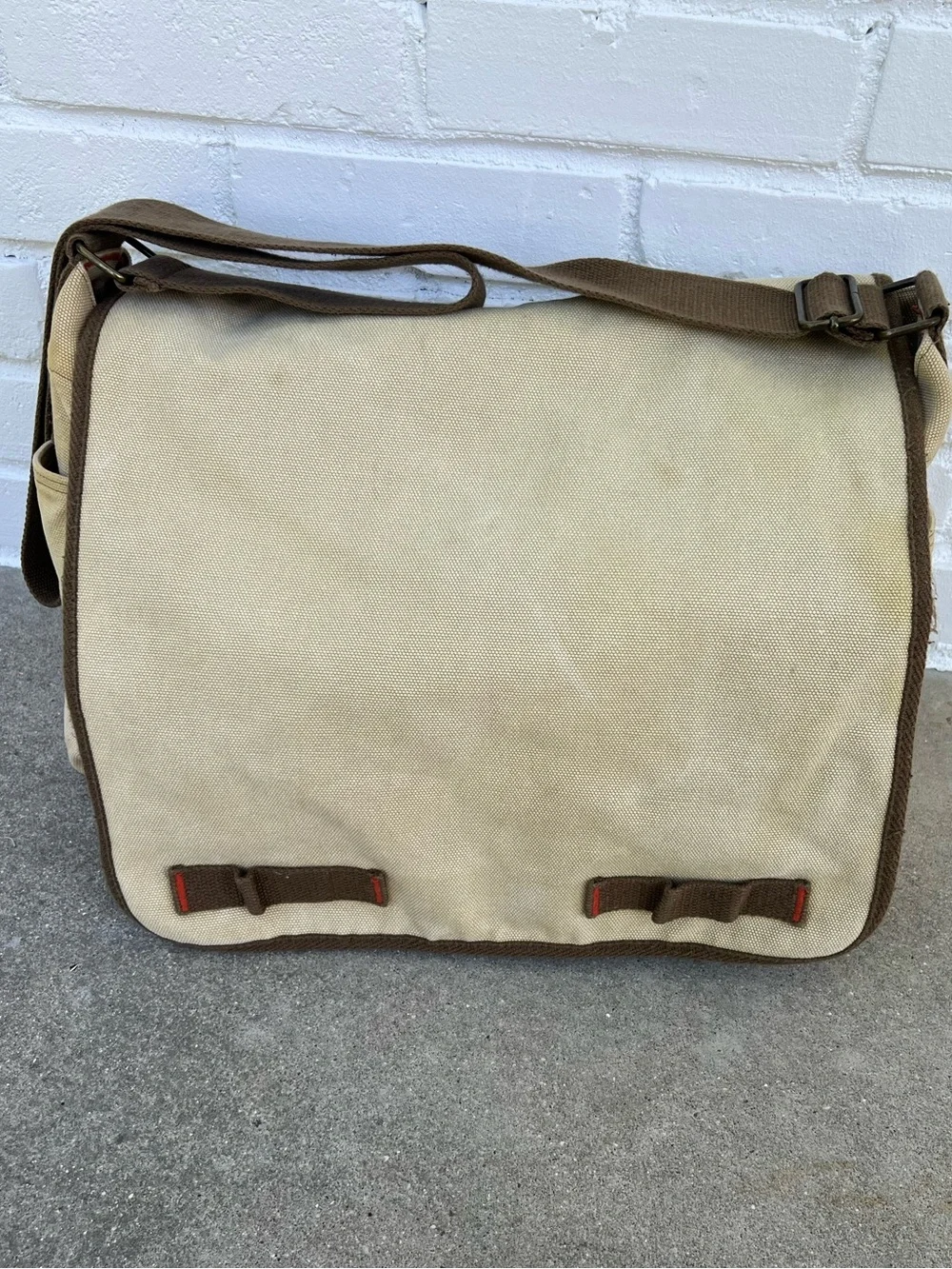 Old Navy Vintage Canvas Crossbody Satchel